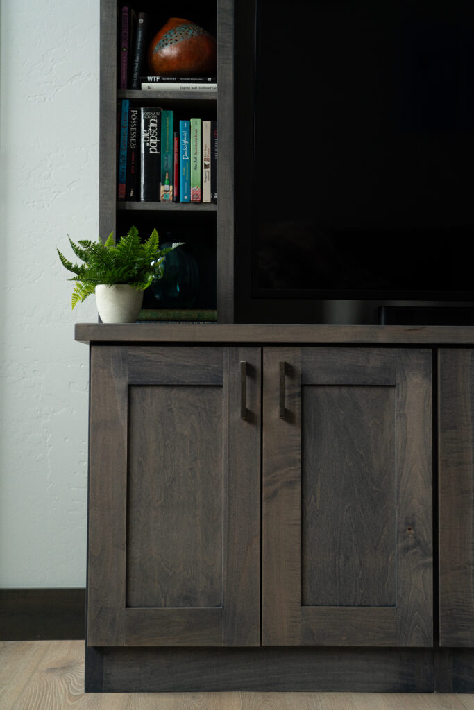 Custom cabinet for tv stand