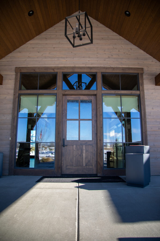 Custom glass door and windows